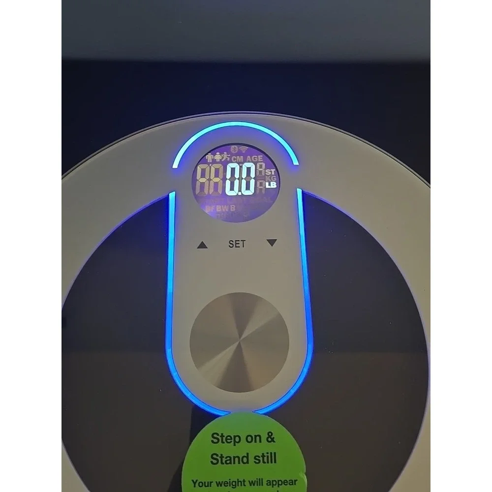 Weight Watchers Digital Glass Scale Weight Tracker b Conair WW206X 400lb Max
